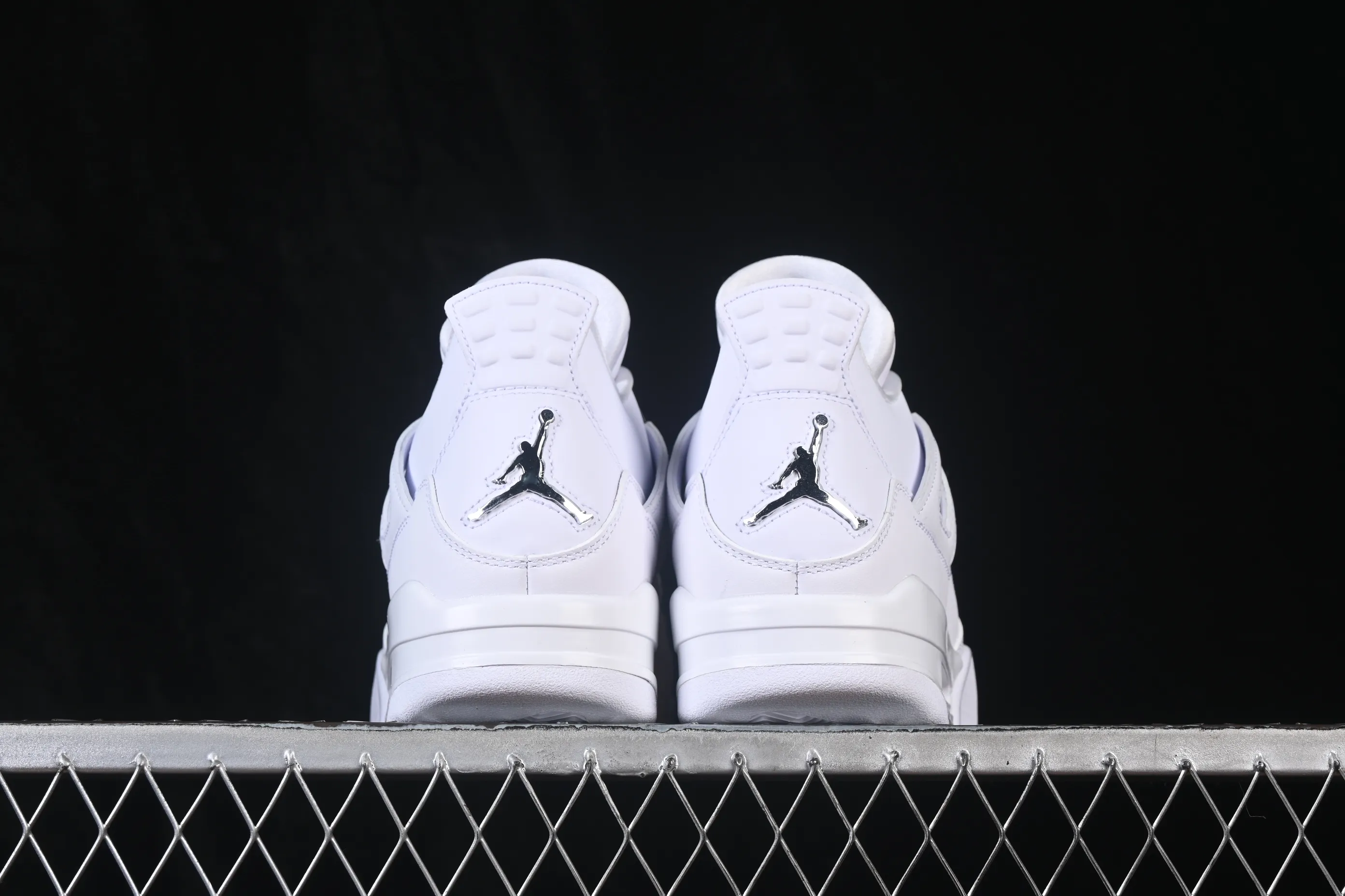 All categories Air Jordan Jordan series basketball shoes Air Jordan 4 LJR version Air Jordan 4 Retro "PureMoney" AJ4 Joe 4 White Cat First layer leather 308497-100